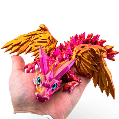 Подвижная 3D-игрушка Кристалический дракон Сайфер FunBerry Toys 907 4
