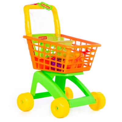 Тележка для маркета набор продуктов 10 элементов Полесье 61911 2