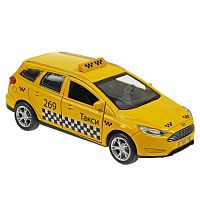 Металлическая машинка Ford Focus Turnier Такси Технопарк FOCUSSW-12TAX-YE