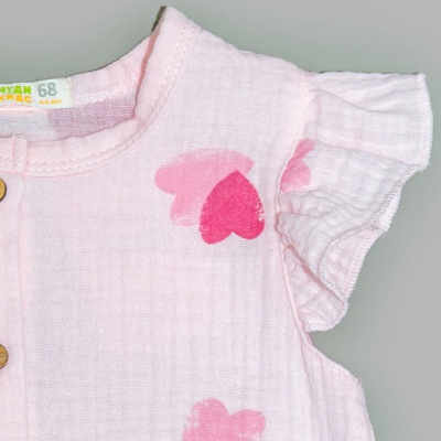 Песочник с крылышком Сердца муслин Чуди Кидс 303525-9 02 Песочник с крылышком Сердца муслин Чуди Кидс 303525-9 02