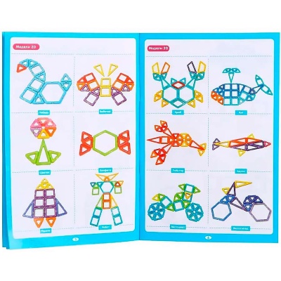 Магнитный конструктор 46 деталей Play Smart 2430