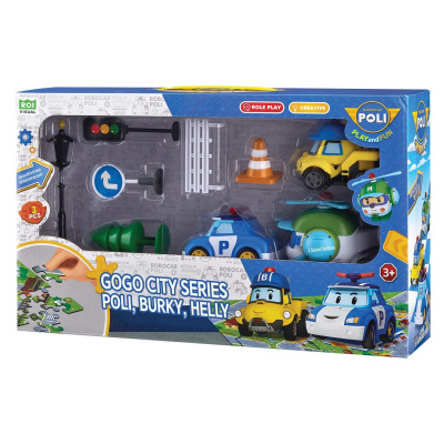 Игровой набор Городская служба Robocar Poli Silverlit ZR-912 4