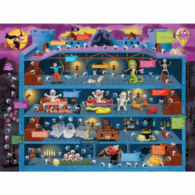 Игра настольная ходилка Замок ужасов Десятое Королевство 02938