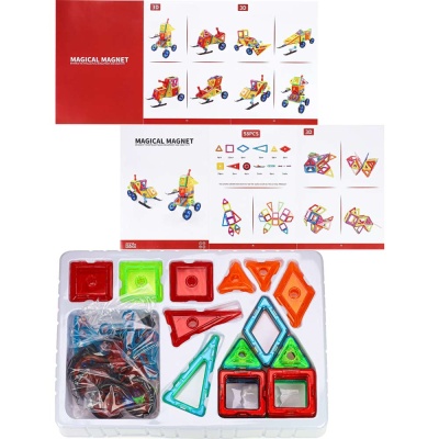 Магнитный конструктор 58 деталей Наша игрушка 2324570 5