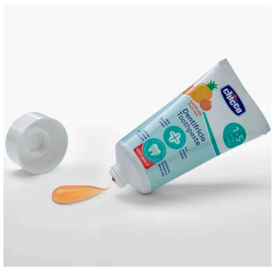 Детская зубная паста с фруктовым вкусом и фтором Chicco 00010608000000 2