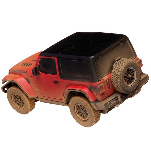 Машина радиоуправляемая Jeep Wrangler Rubicon Muddu с эффектом грязи Rastar 79500-4 фото 3