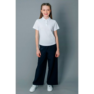 Блузка школьная для девочки Deloras Z64377S белая 2