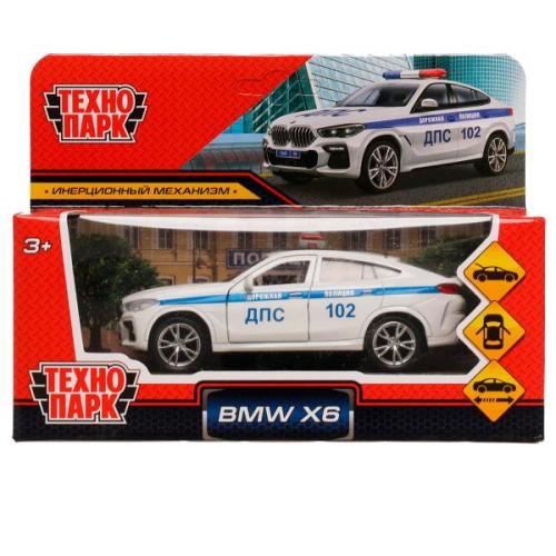Игрушка Машина BMW X6 Полиция Технопарк X6-12POL-WH фото 2