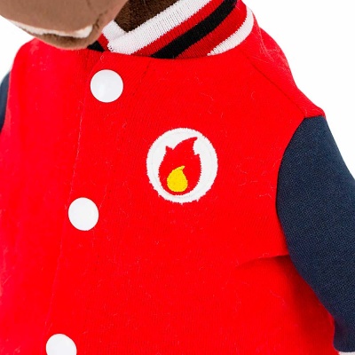 Мягкая игрушка Конь Огонь 35 см Символ Года Orange 2628/35