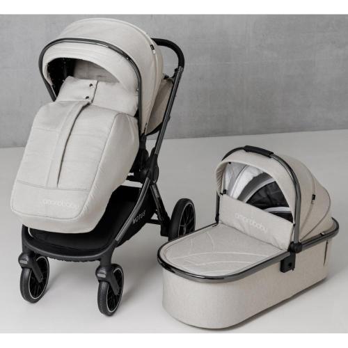 Коляска 2 в 1 Amarobaby Motus белый фото 11