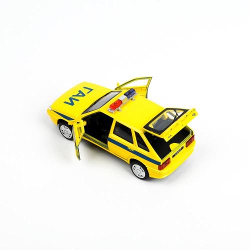 Металлическая машинка Lada-2114 Samara Милиция Технопарк 2114-12-SLPOL-YE фото 10