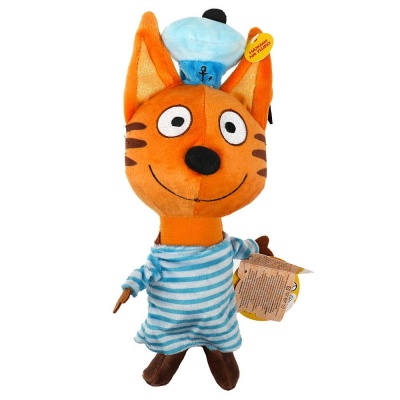 Мягкая озвученная игрушка Три Кота Коржик 18 см Мульти-Пульти V92306-18EY-2 01