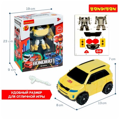 Трансформер 2в1 робот джип Bondibon BB6549 4