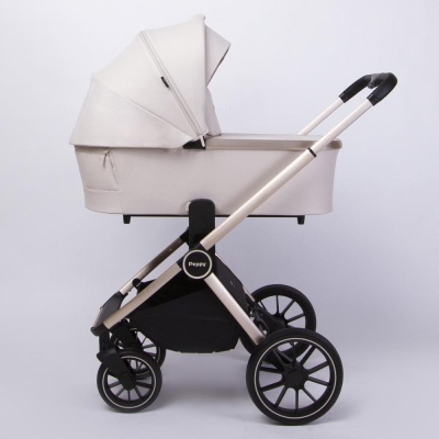Коляска 2 в 1 Peppy Monaco GP Beige рама бежевая 02