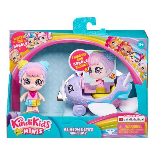 Игровой набор Мини-кукла Рэйнбоу Кейт с самолетом Kindi Kids 39760 фото 4