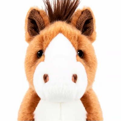 Мягкая игрушка Лошадка 18 см Символ Года Maxitoys ML241101-18