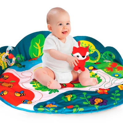 Развивающий музыкальный коврик Бабочка Жирафики 939795