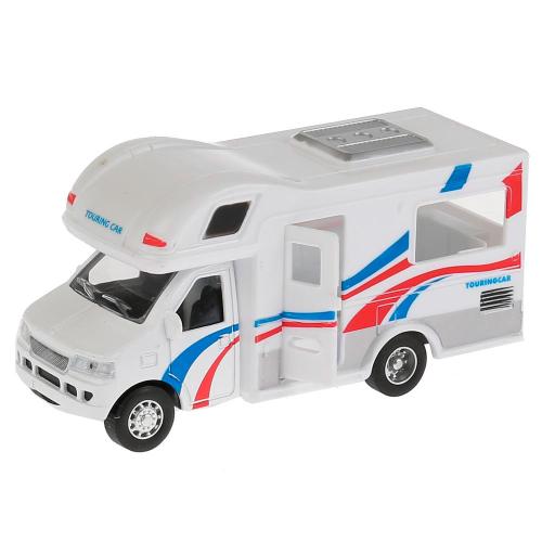 Металлическая машинка Дом на колесах Технопарк DS827-R фото 2