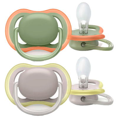 Пустышка Ultra Air с футляром 2шт 6-18 месяцев Philips Avent SCF085/20 1