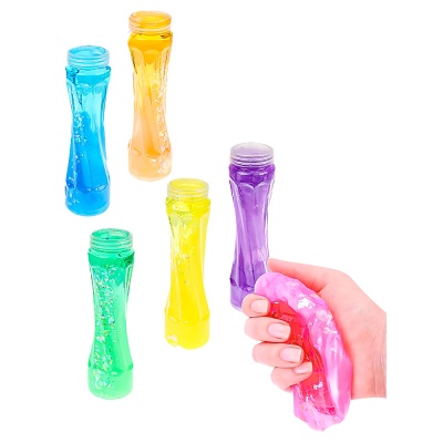 Слайм Кристалл с блёстками Рыжий кот ИСМ-3532 1