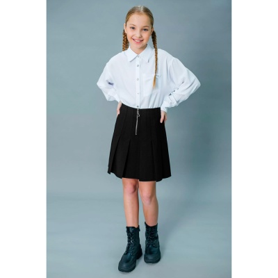 Юбка школьная для девочки Deloras Q64115D черная 2