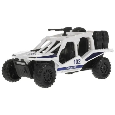 Машинка металлическая Автовездеход Полиция Технопарк CHAB-12POL-ARMWH 1
