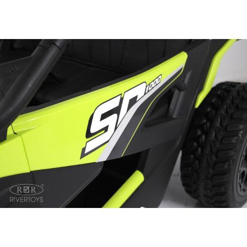 Детский электромобиль RiverToys C777CC зелёный фото 5