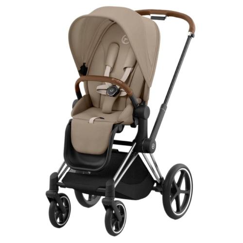 Коляска 2 в 1 Cybex Priam IV Chrome Brown Cozy Beige фото 29