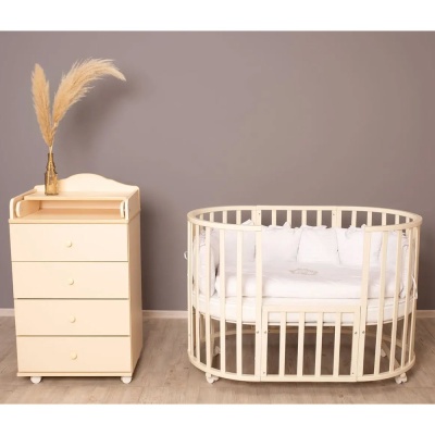 Детская кроватка-трансформер Incanto Северная звезда KR-0103 3 Детская кроватка-трансформер Incanto Северная звезда KR-0103 3