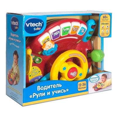 Развивающий игрушка Водитель Рули и учись Vtech 0-166626 3 Развивающий игрушка Водитель Рули и учись Vtech 0-166626 3