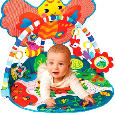 Развивающий музыкальный коврик Бабочка Жирафики 939795