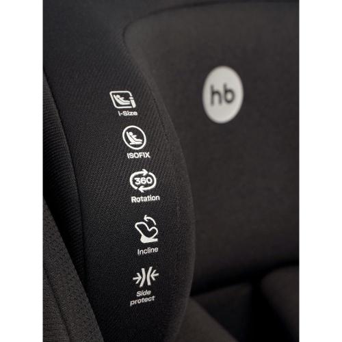 Автокресло детское Happy Baby Reex black фото 24