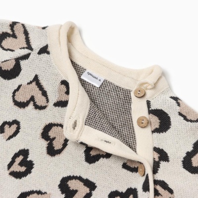 Джемпер вязанный Leo love Крошка Я 10331554 бежевый 03