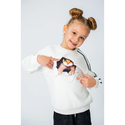 Свитшот Deloras 19744 молочный 02