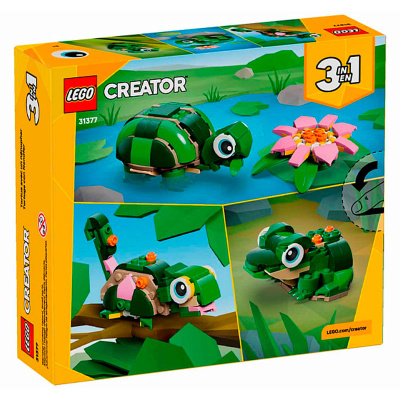 Конструктор Lego Creator 31377 Черепаха с кувшинкой 3 в 1 5