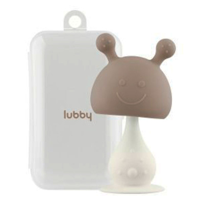 Прорезыватель-погремушка Mr White 2 в 1 на присоске Lubby 31927/24 2