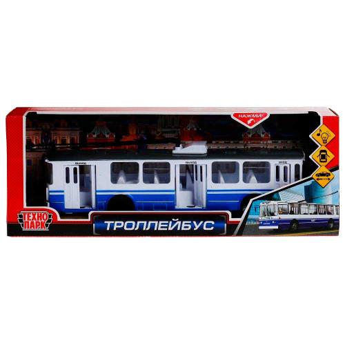 Инерционная машинка Троллейбус Технопарк SB-14-02-GN-OB фото 5