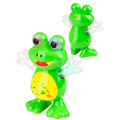 Интерактивная игрушка Танцующий лягушонок свет звук Рыжий кот 1840353 2