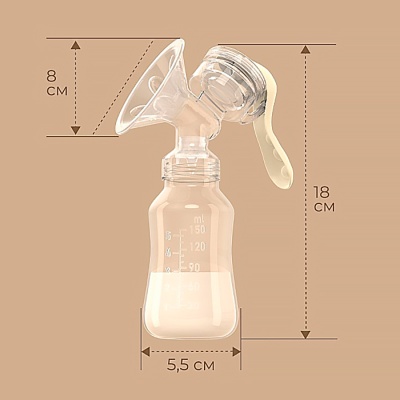 Молокоотсос ручной бутылочка в комплекте Roxy Kids RBRP-M15-I 3