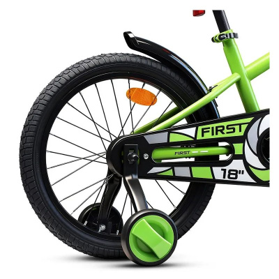 Велосипед двухколёсный 18 Rocket First 18.FIRST.GN.26 зелёный 04