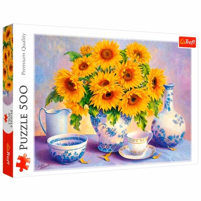 Пазл Подсолнухи 500 деталей Trefl TR37293 2