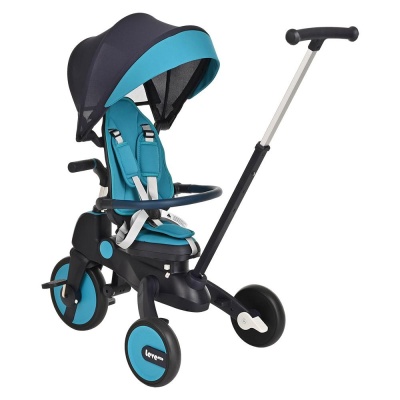Детский трёхколёсный велосипед Leve Lux Pituso S03-2-Ice синий 02