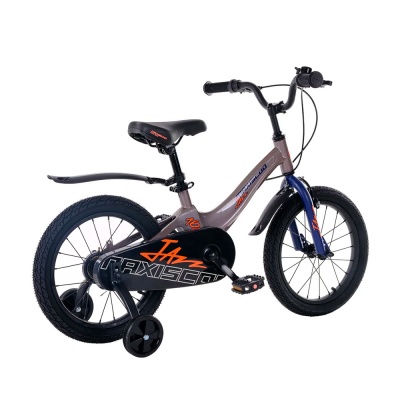 Велосипед детский Jazz Стандарт 16 2024 Maxiscoo MSC-J1635 серый жемчуг 2