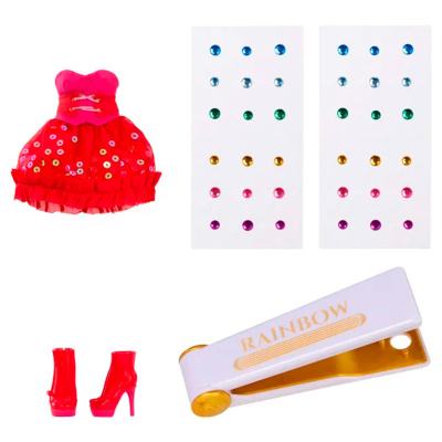 Кукла Rainbow High Dazzling Вивьен MGA 70779 красная