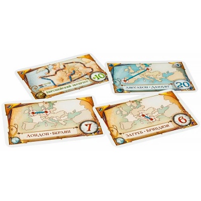 Настольная игра Ticket to Ride Европа Hobby World 1032 3