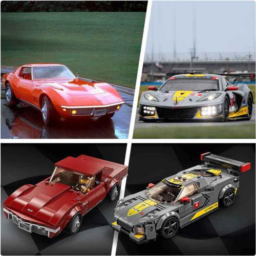 Конструктор Speed Champions Chevrolet Corvette 2шт Lego 76903 фото 6
