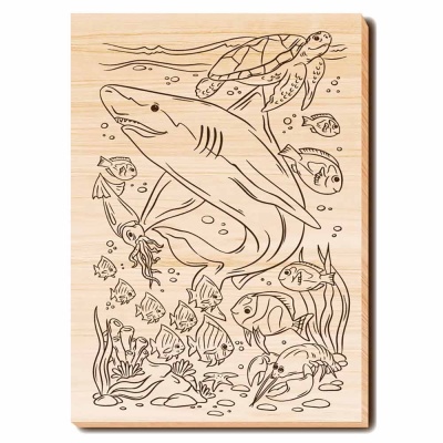 Набор досок для выжигания и росписи Водный мир Десятое Королевство 04955 3
