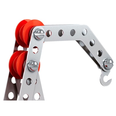 Конструктор металлический Кран 135 деталей Десятое королевство 02136 3