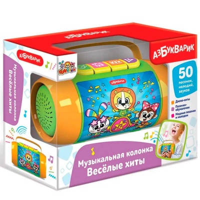 Музыкальная колонка Веселые хиты Азбукварик 3326 2