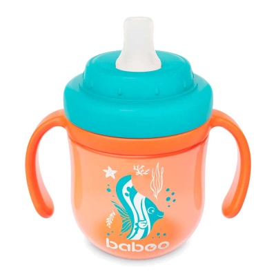 Кружка-поильник с силиконовым носиком 200 мл Baboo 8-130